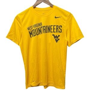 West Virginia University WVU mountaineers Nike dri-fit short sleeve sports shirt